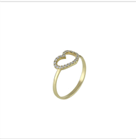 Anneau Femme in Or Zircone A4X2B10 AN